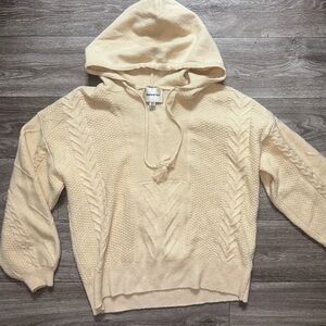 Cream Hooded Sweater
